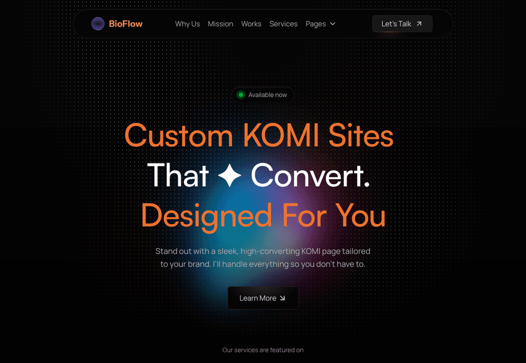 LensRef Hero section