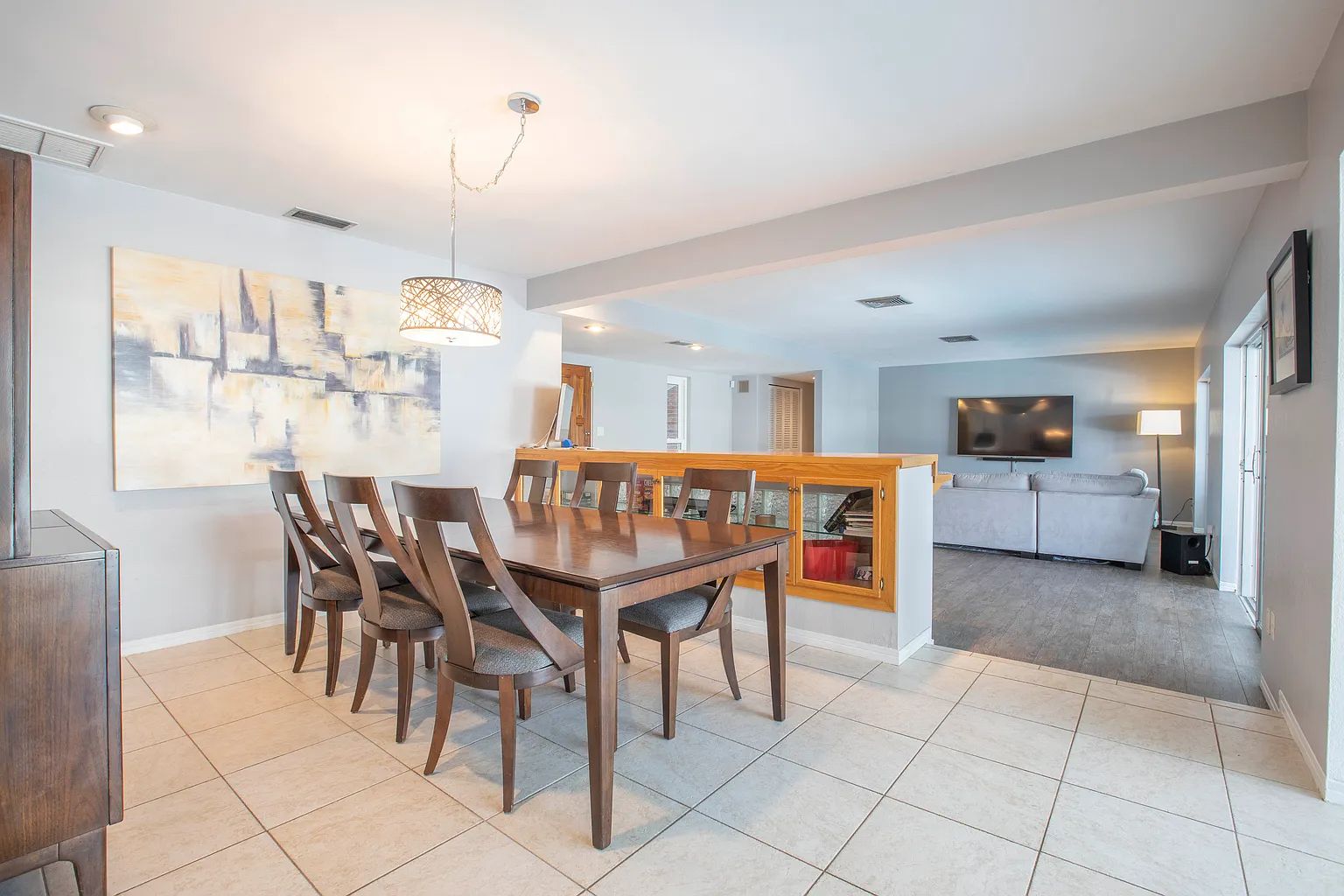 Dining room before
