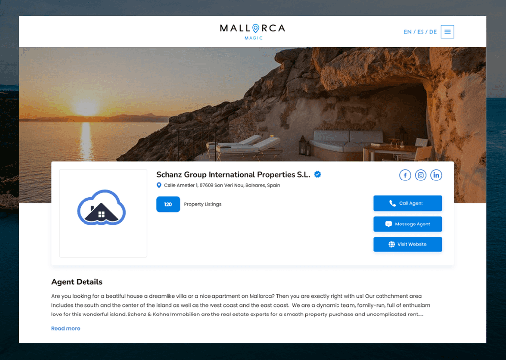 MallorcaMagic final screen.