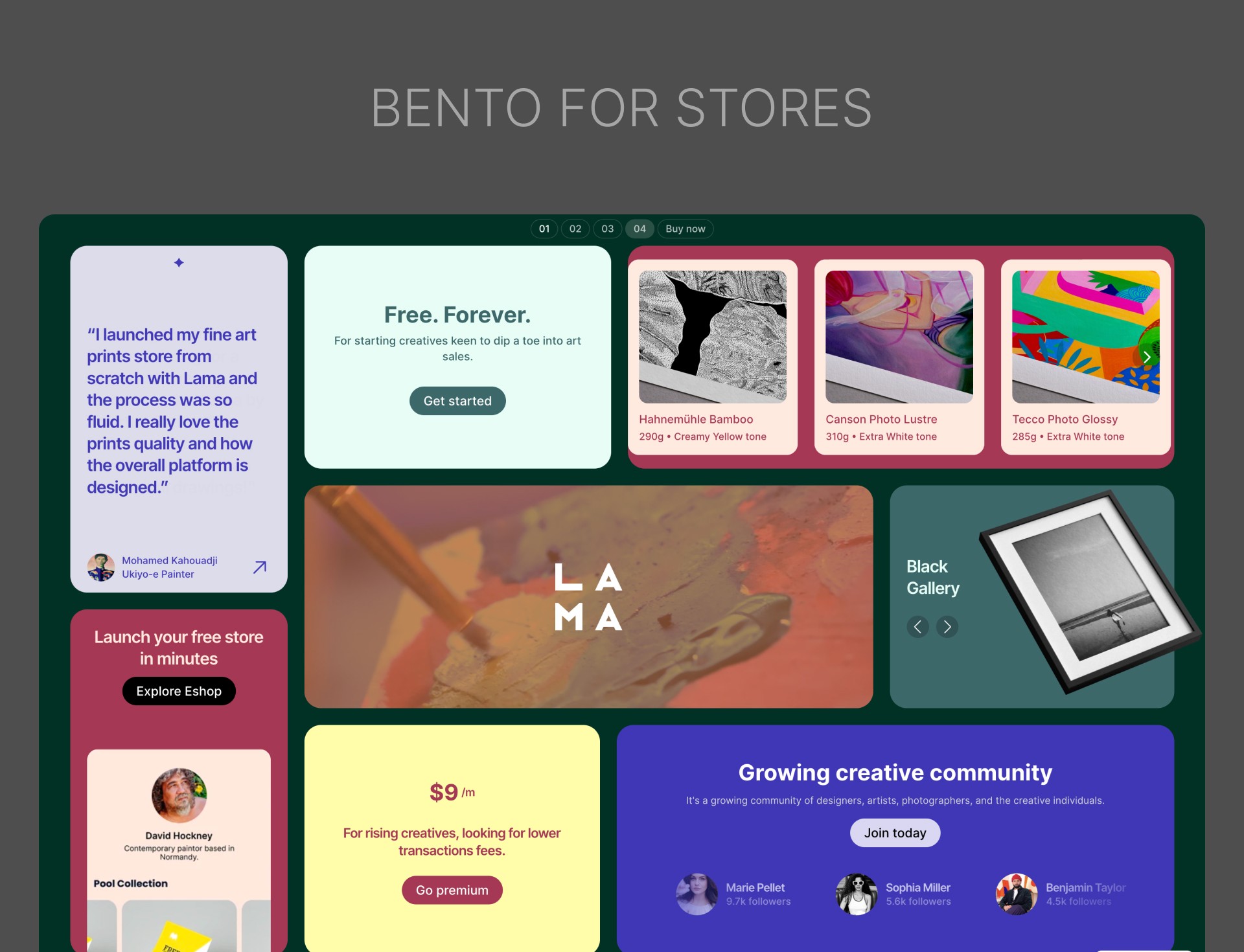 Bento for stores