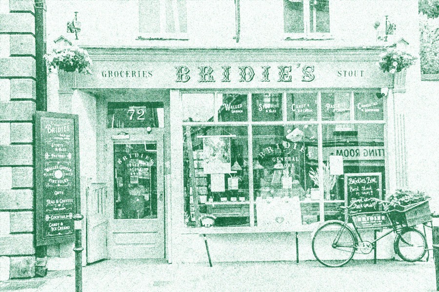 storefront of a bookshop