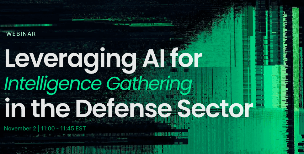 Webinar | AI and OSINT in Defense