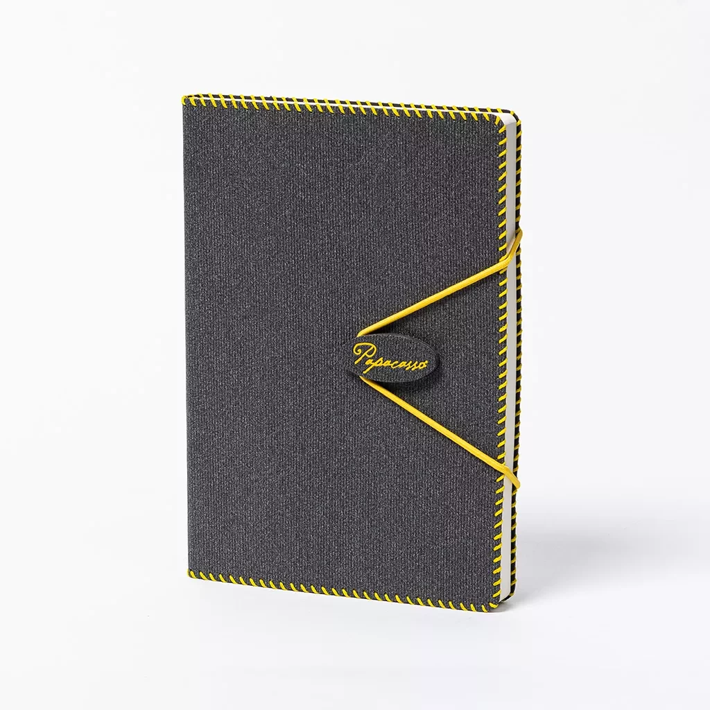 Softcover journal with elastic closure custom branded notebook