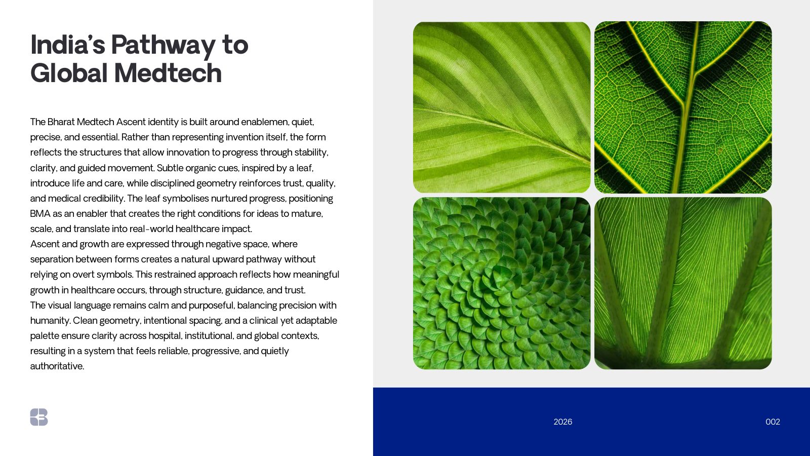 Bharat Medtech Ascent brand book page 5