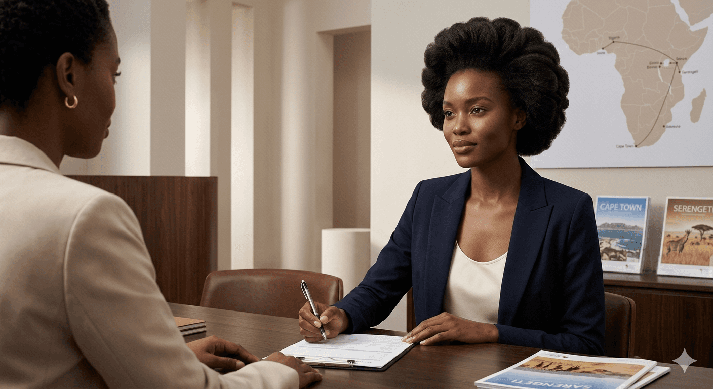 2 females Sigining a contract in an Office