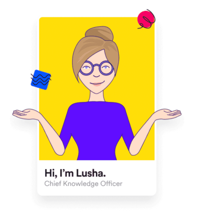 This isn’t another data.com. Meet your PLG champion: Lusha. 👋