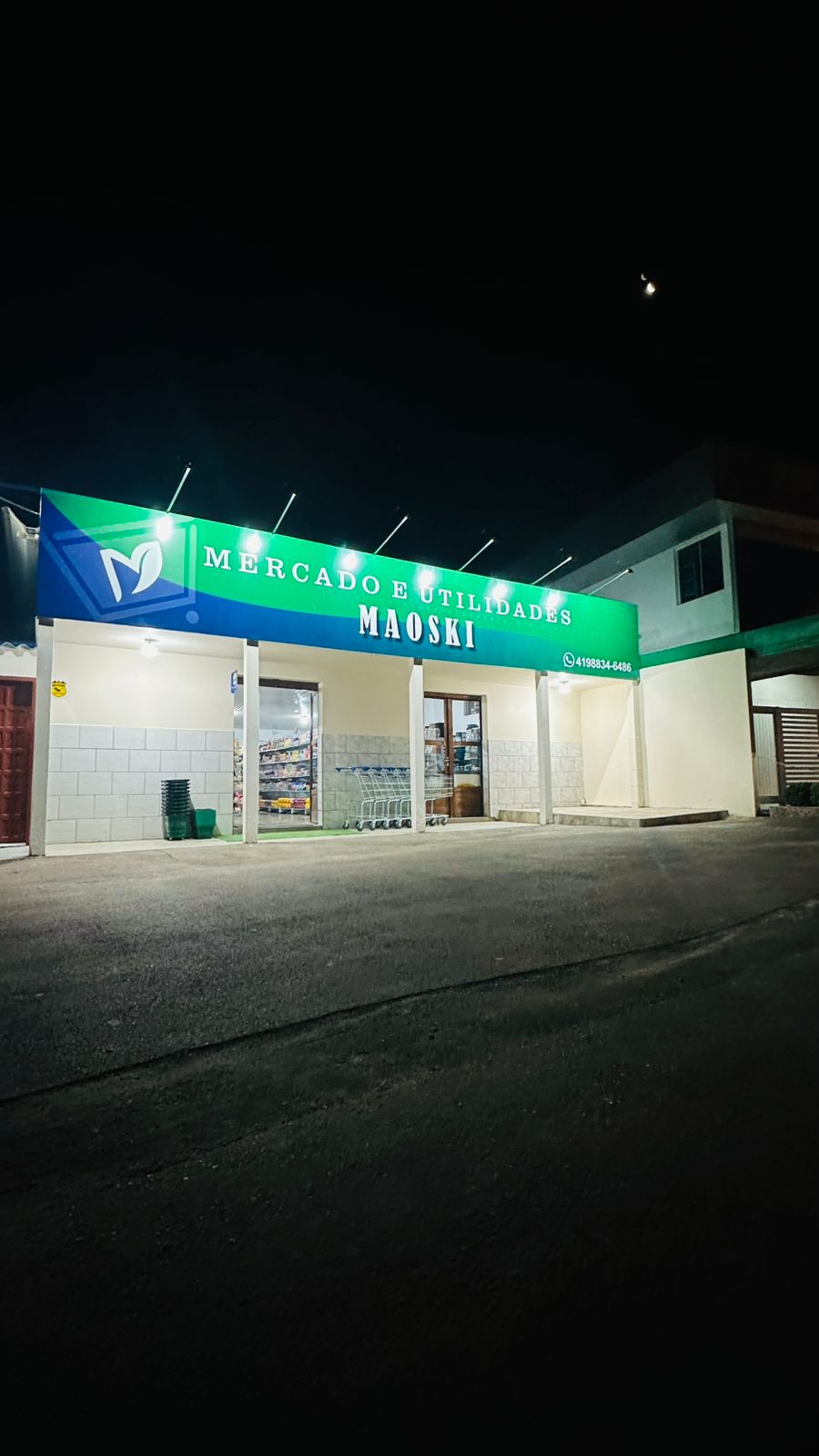 Rear view of black car