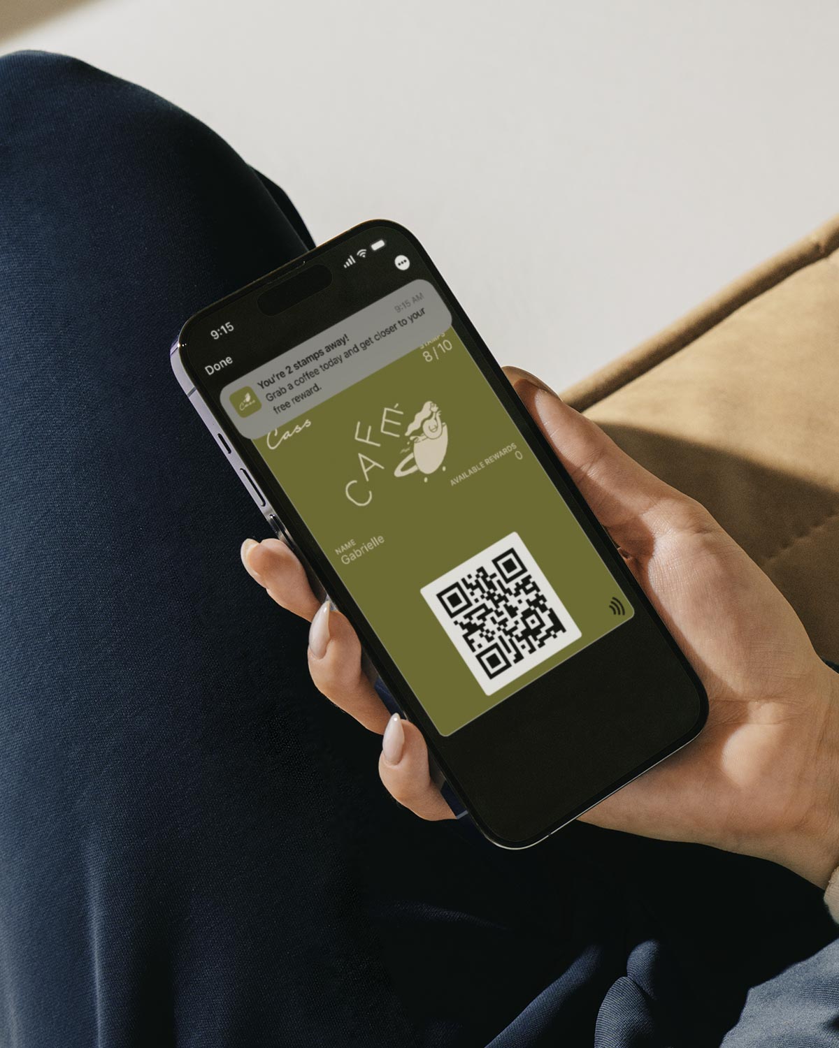A mockup of Freelio's mobile app