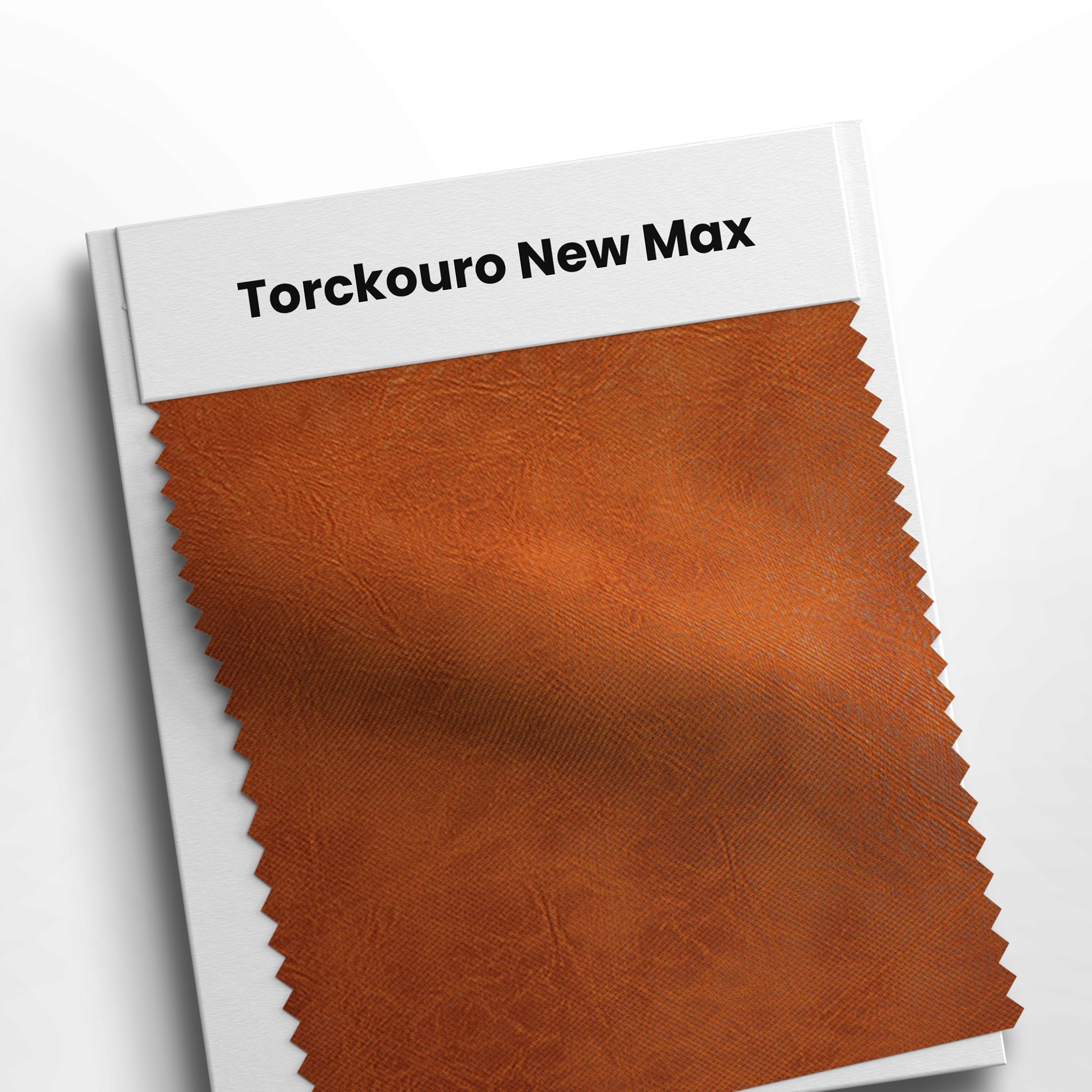 mostruário com tecido torckouro new max caramelo