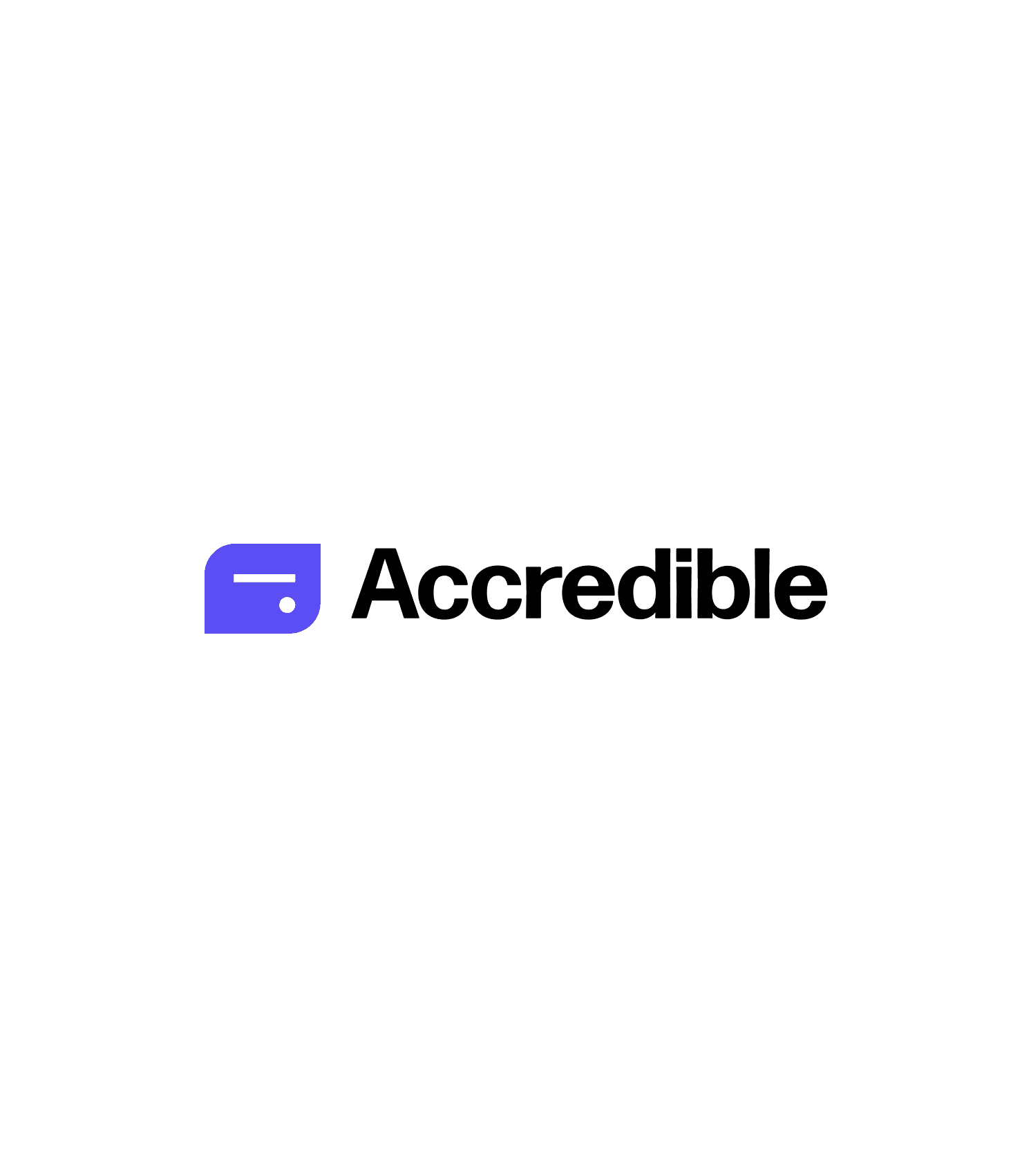 Accredible logo designed by Bart Fish