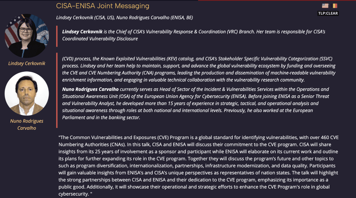 CISA-ENISA Joint Messaging