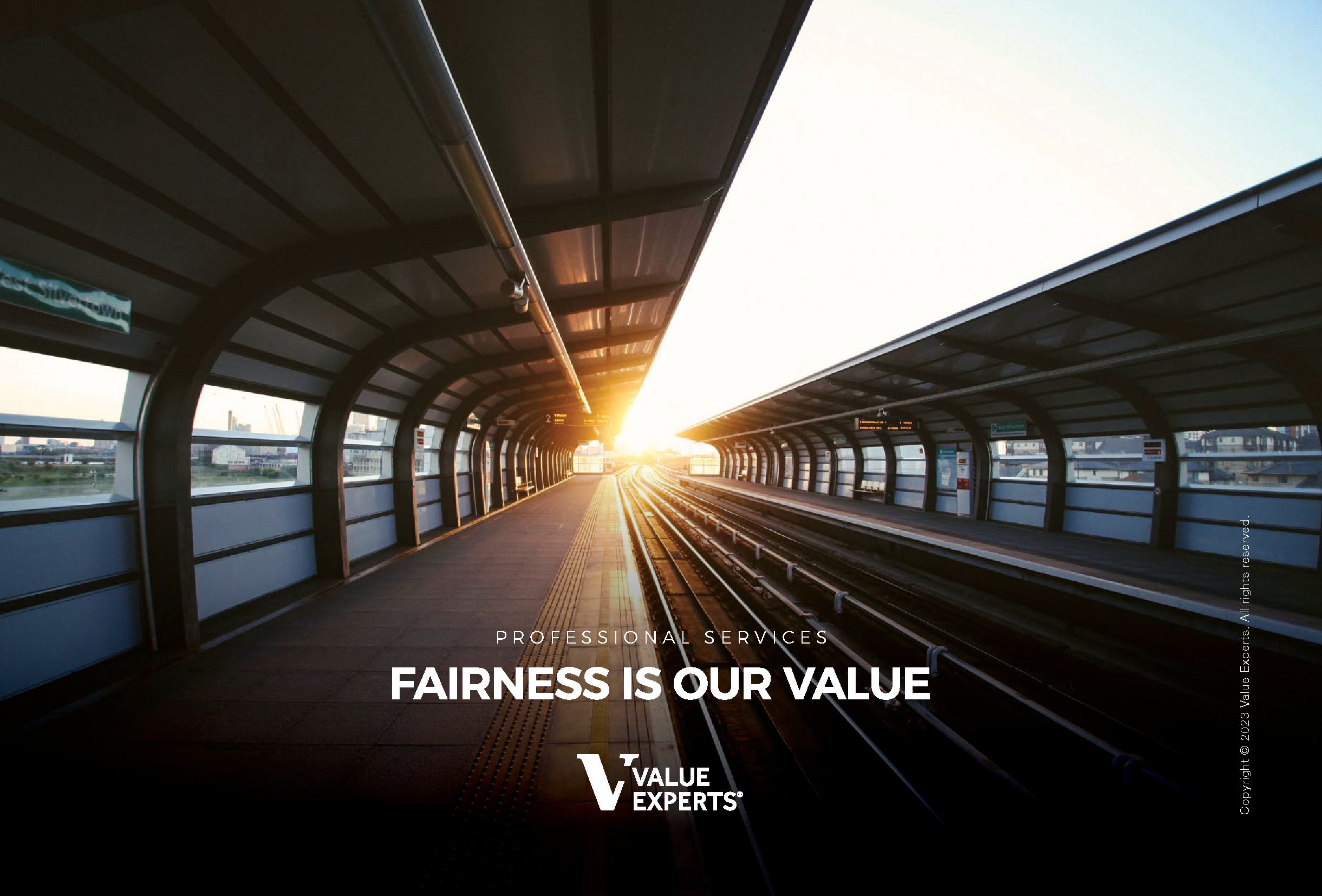 Annual and market report design for Value Experts' consulting services