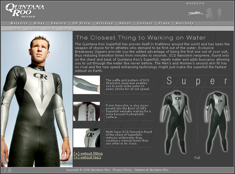 Quintana Roo 2005 Wetsuits