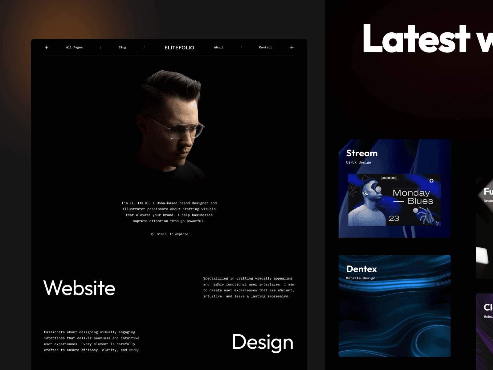 Top 14 Web Developer Portfolio Templates - Elitefolio
