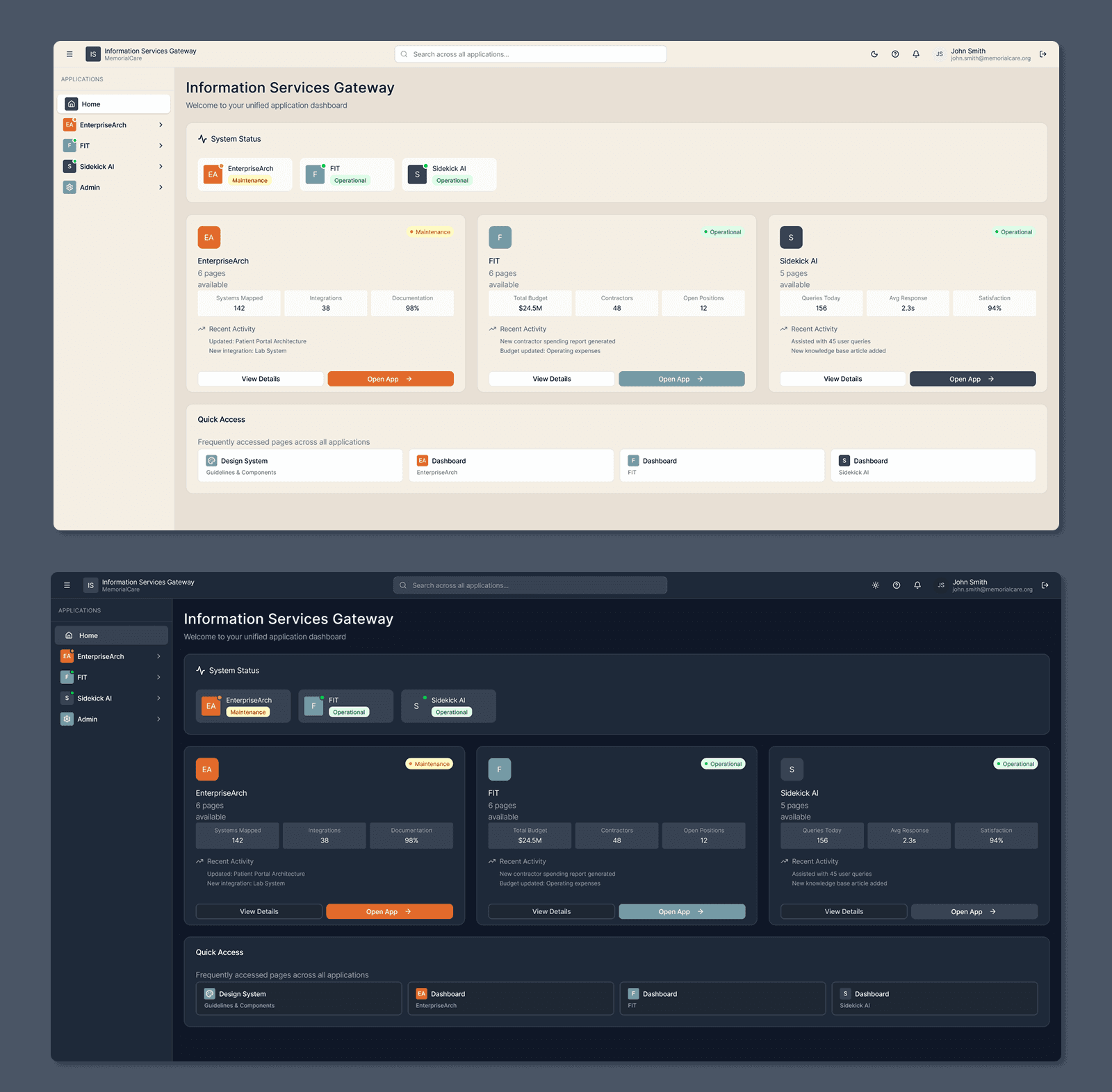 Design system color palette