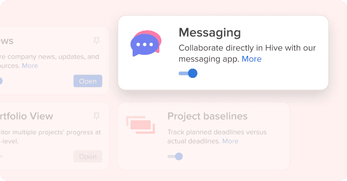 Hive messaging app