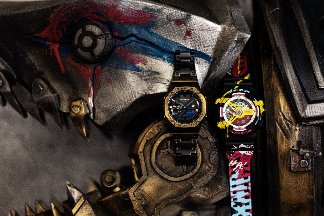 The G-SHOCK × LEAGUE OF LEGENDS GM-2100LL-1A AND GA-110LL-1A