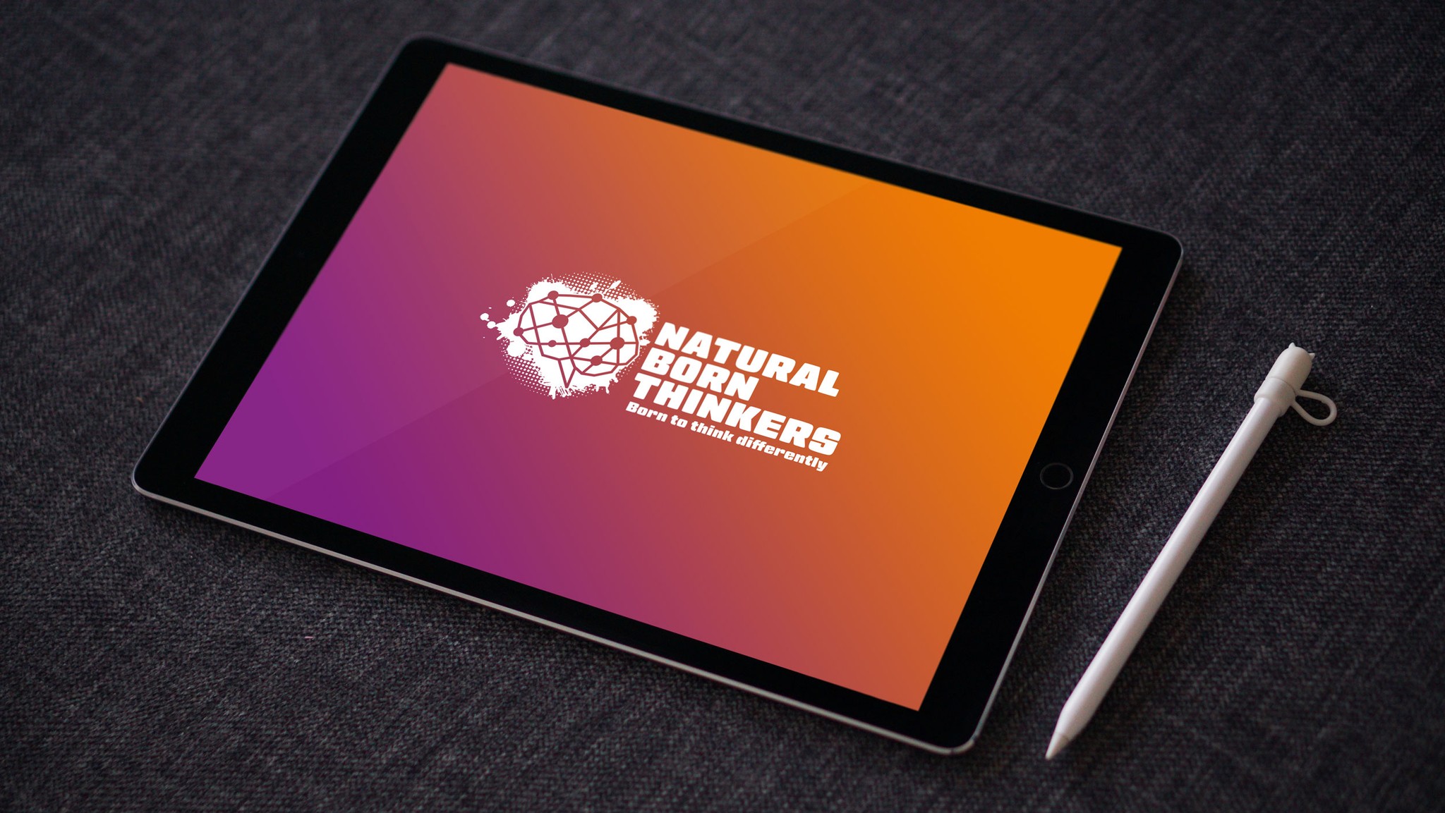 Natural Born Thinkers logo design