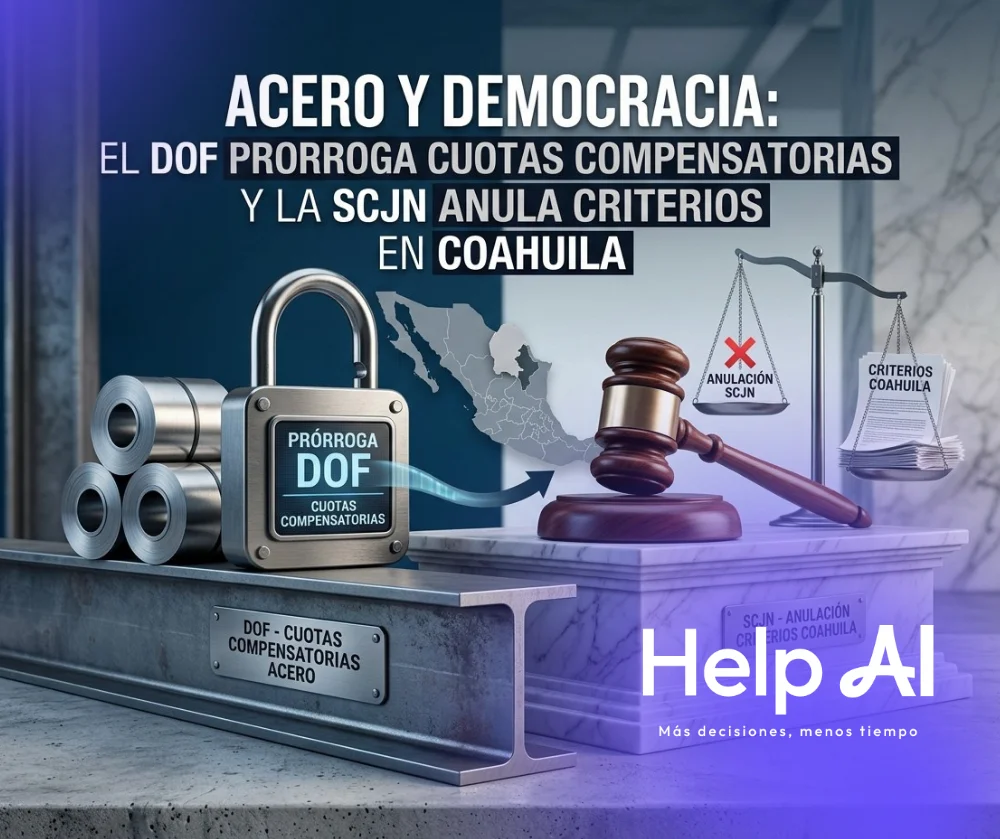 Cuotas acero SCJN Coahuila 2026