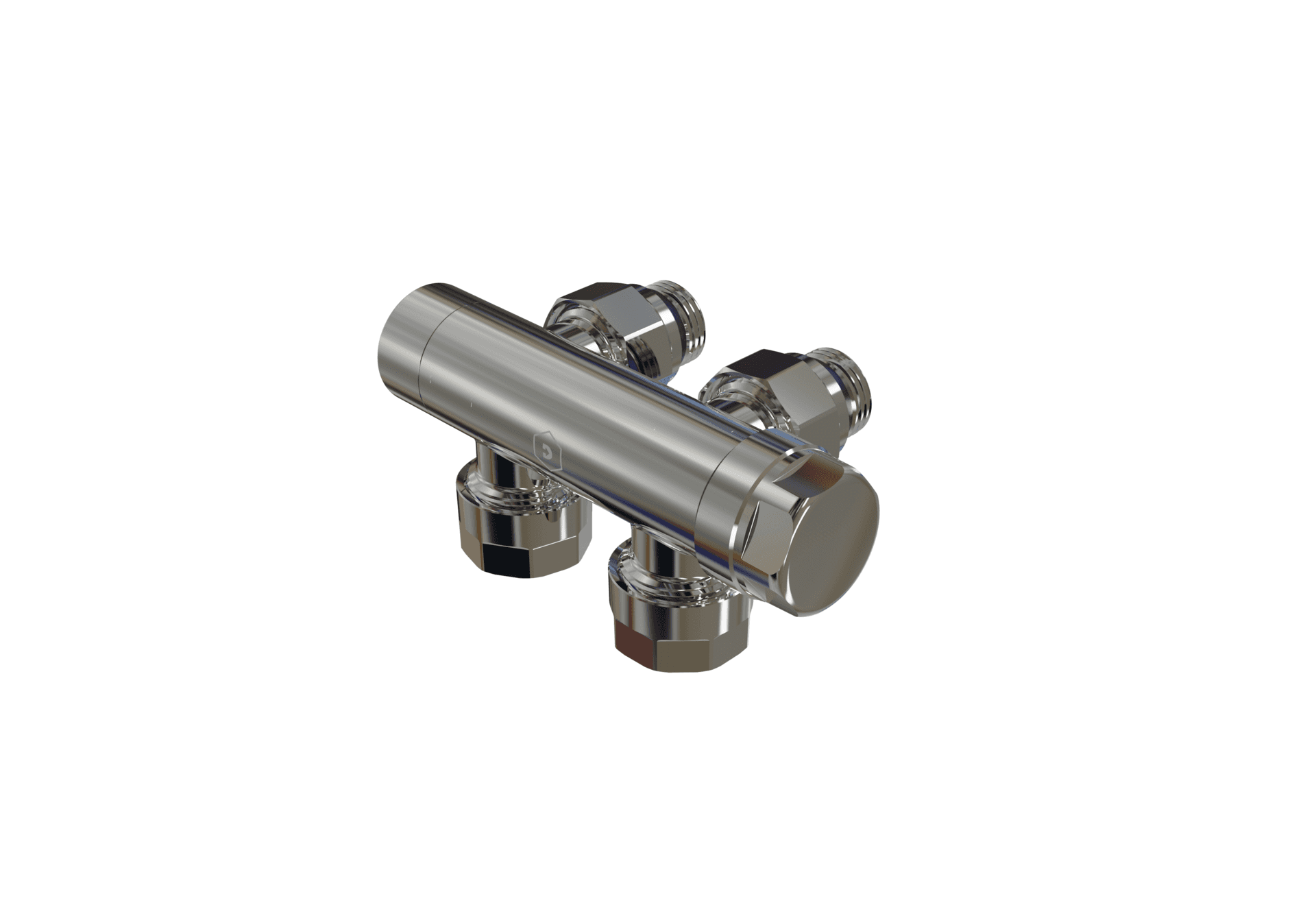 Dynamic Way Flex Flow onderblok chroom 15 16 met knop