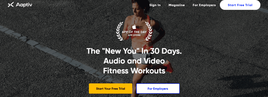 Aaptiv: Best App for Audio Workouts/