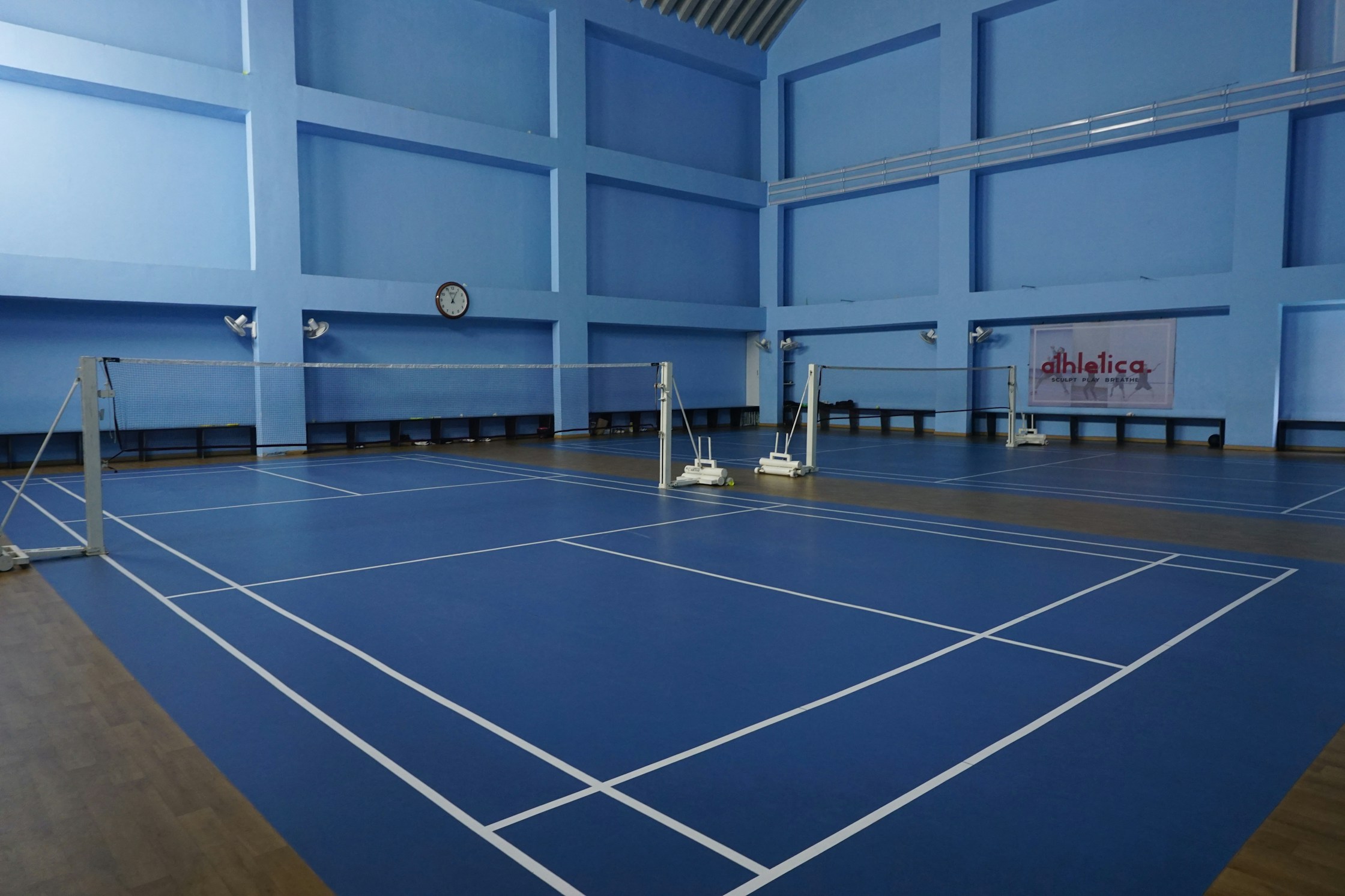 Indoor pickleball courts