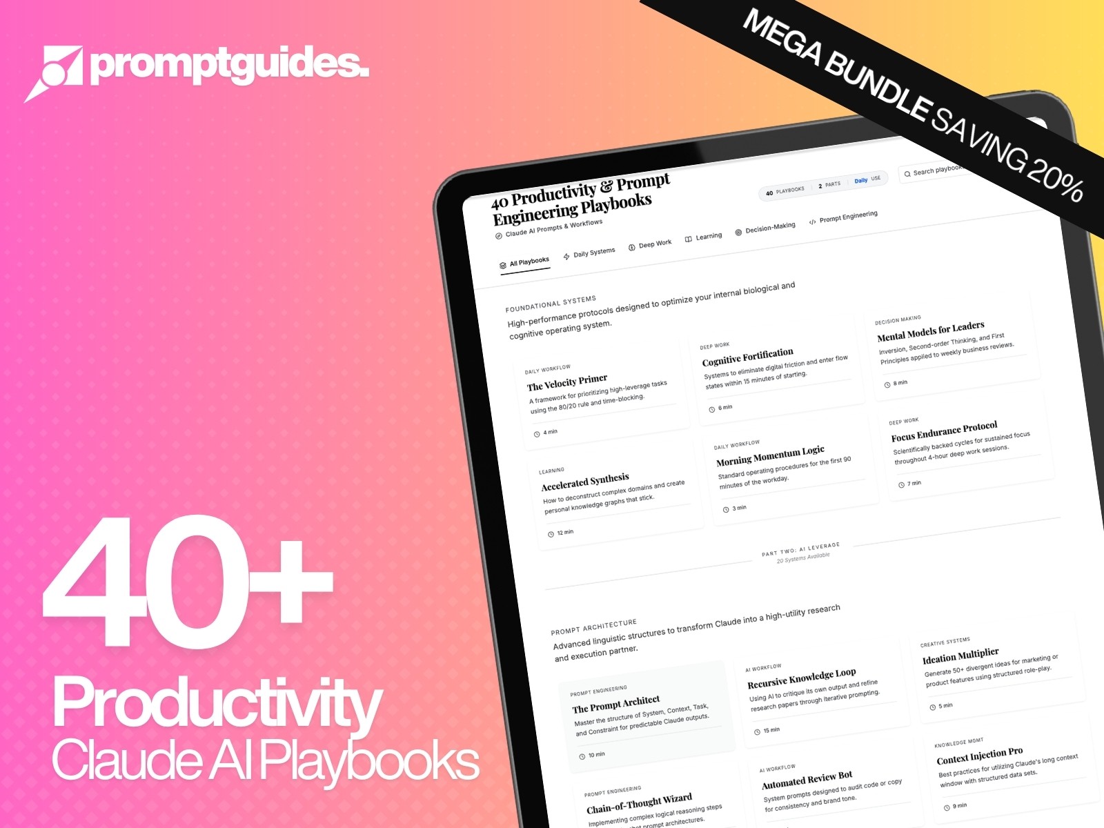 Productivity Claude AI Prompts