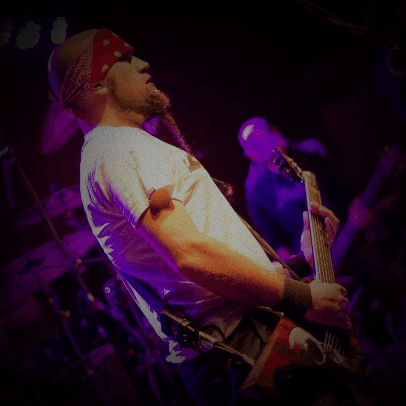 BU-FU band guitar player with guitar live