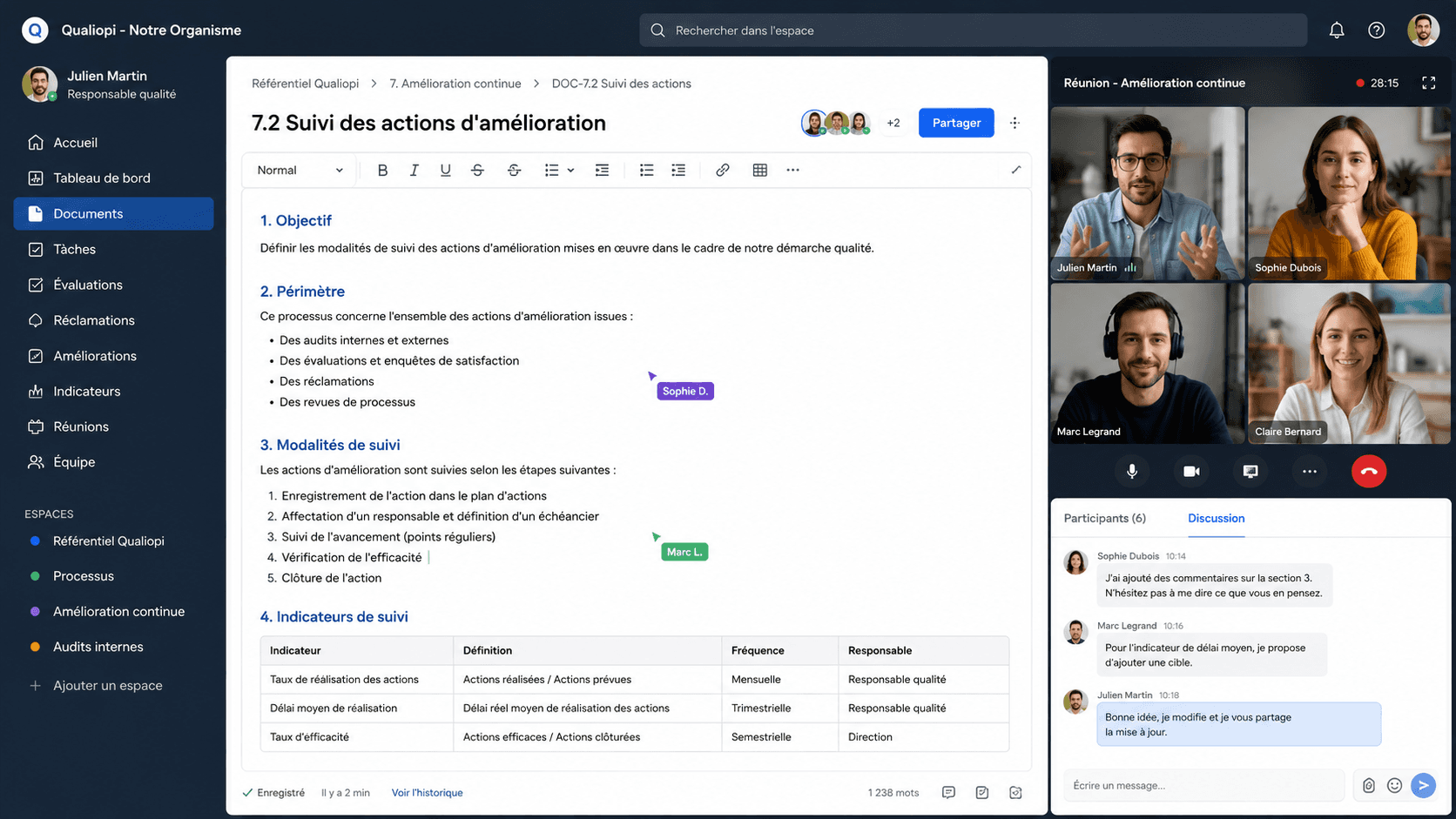 Accompagnement Qualiopi 100 pour cent en ligne par visio