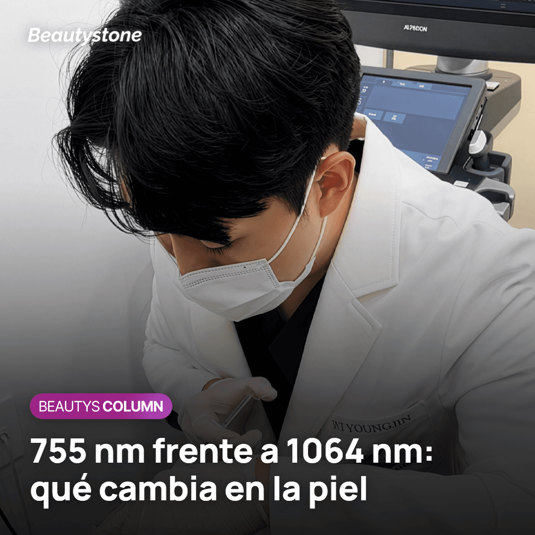 Comparación de longitudes de onda de 755 nm y 1064 nm para piel oscura