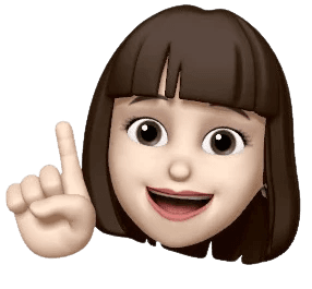 Memoji of a male face smiling