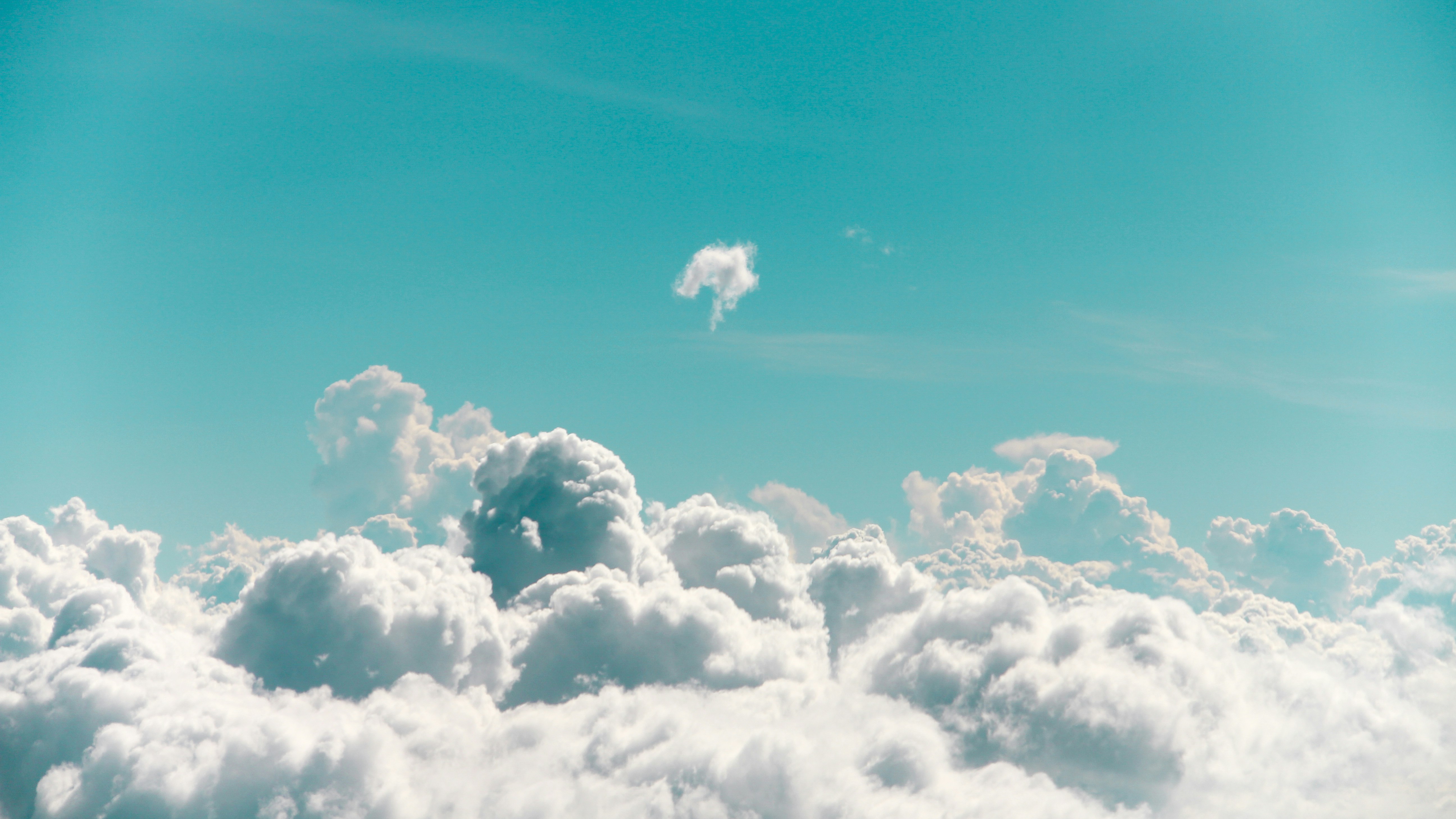 white clouds