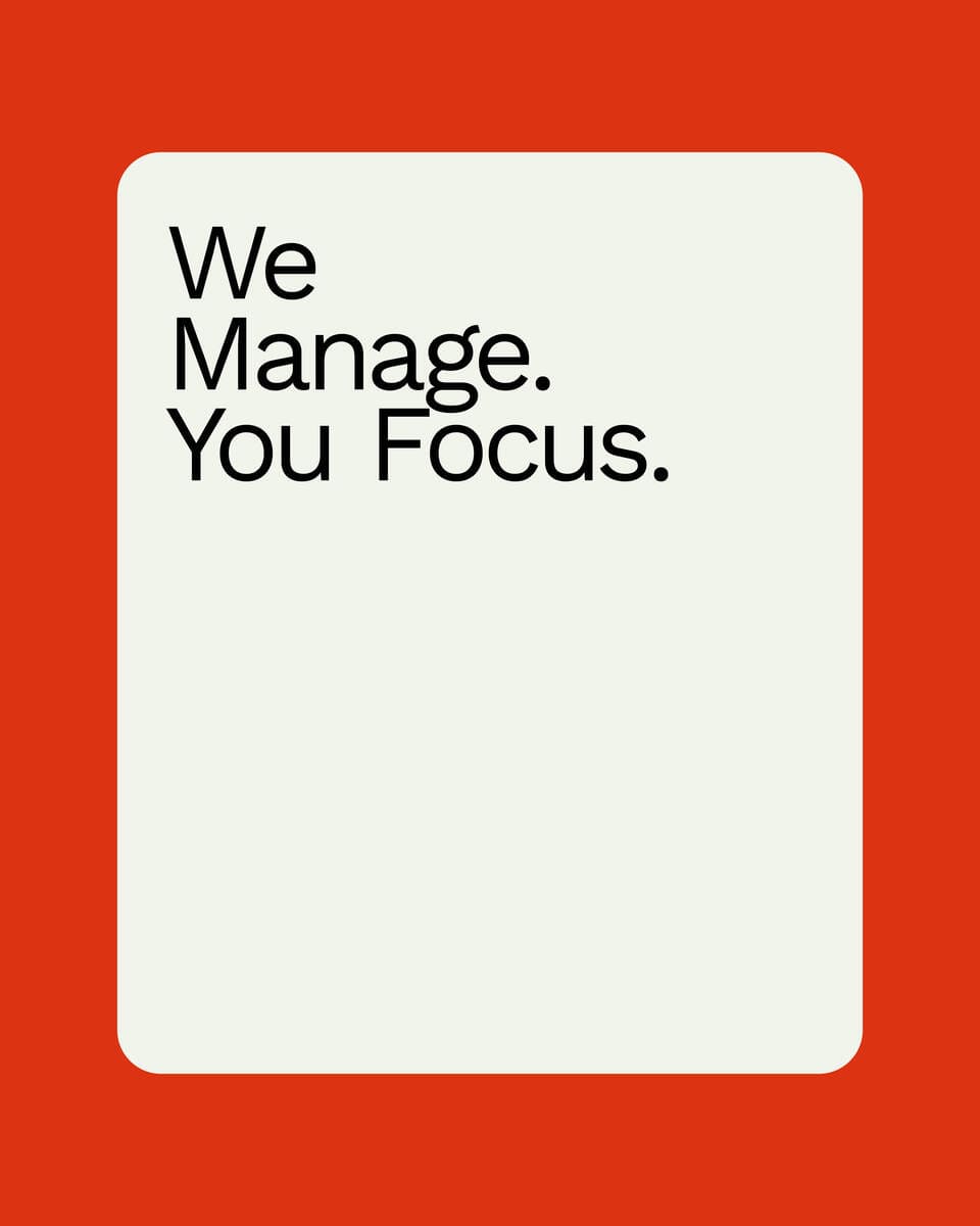 Clean card with the claim of the brand ONE.