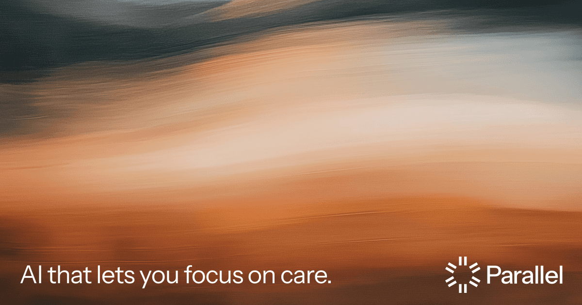 AI that lets you focus on care Parallel logo