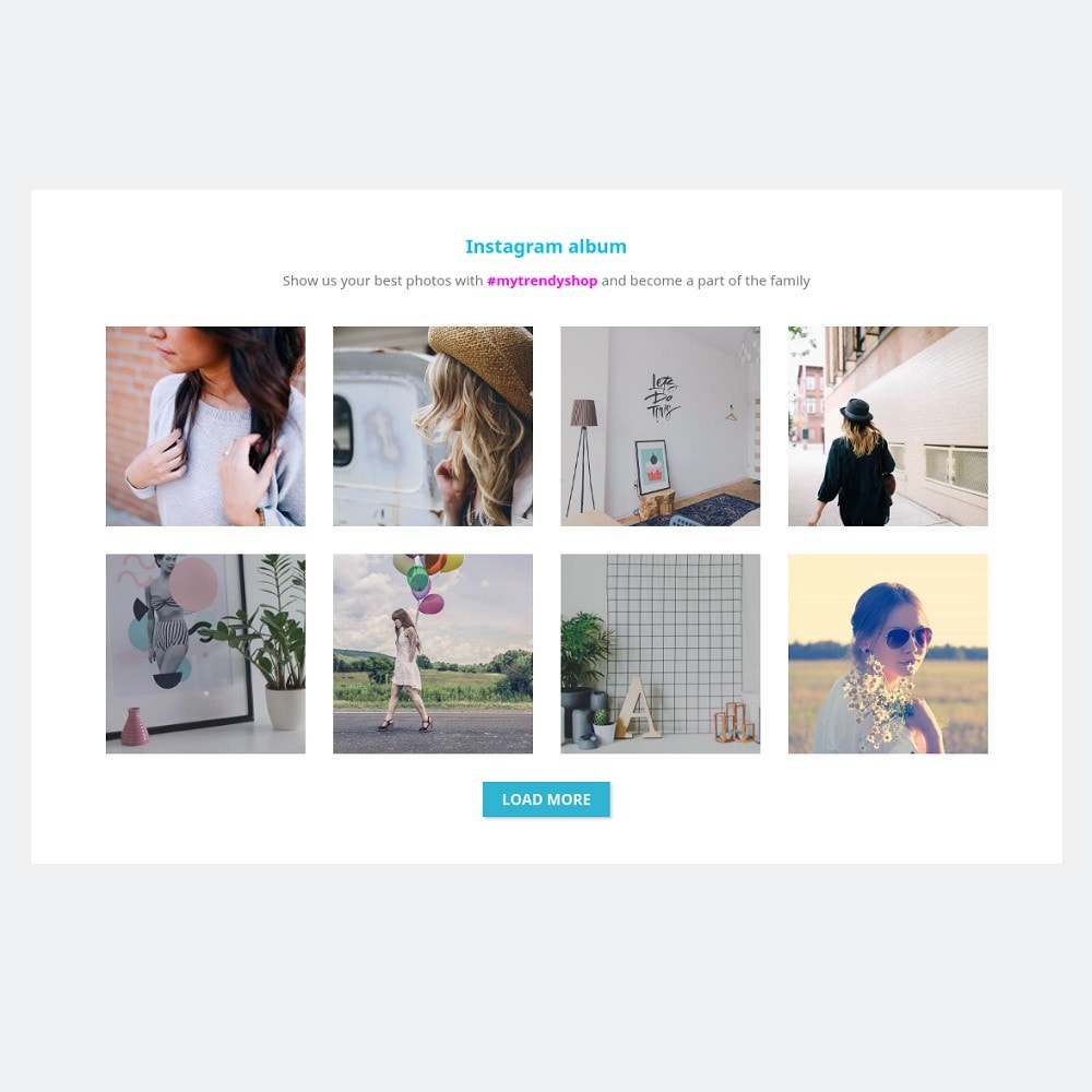 Prestashop add-ons instagram social feed