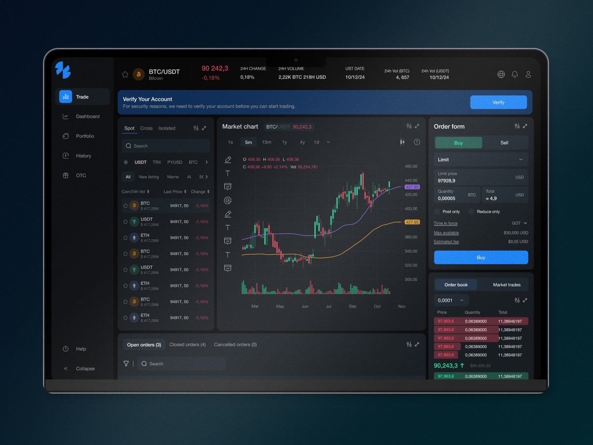 An example of the Work&Go website interface, developed by Codeska