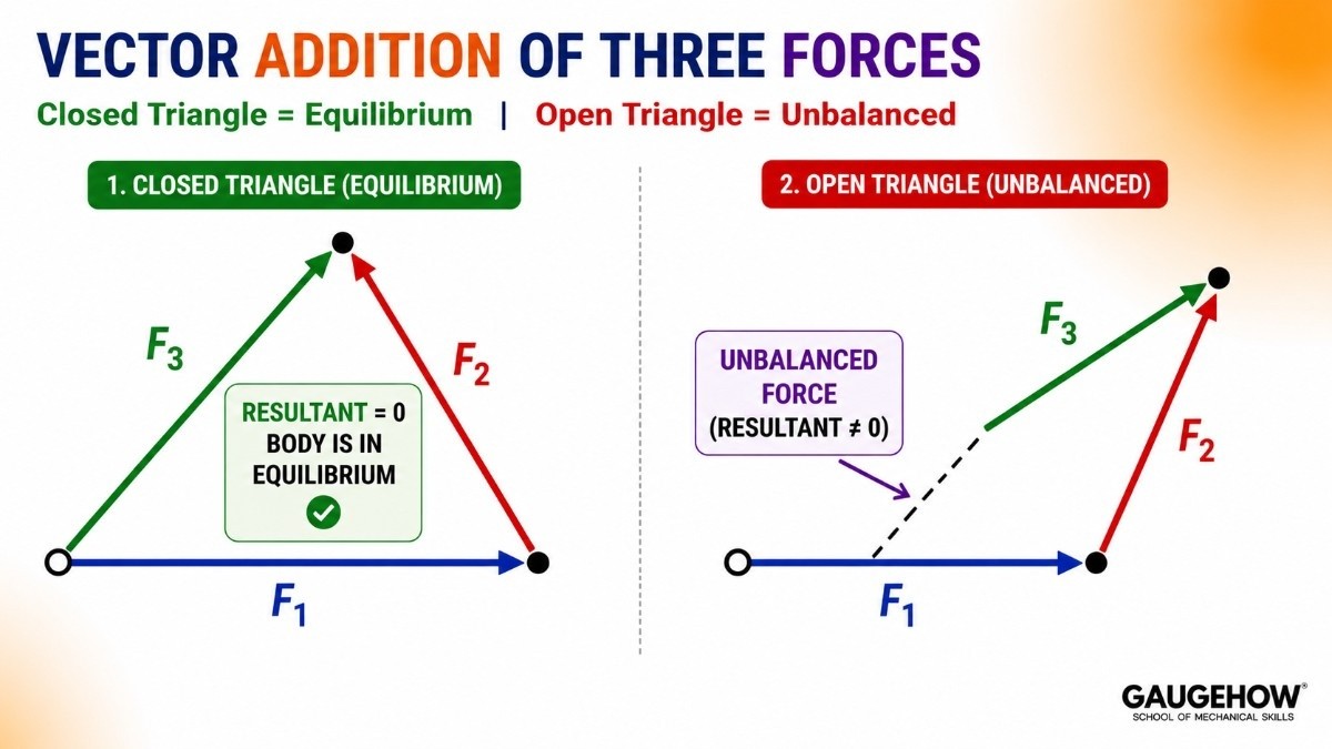 three force vectors