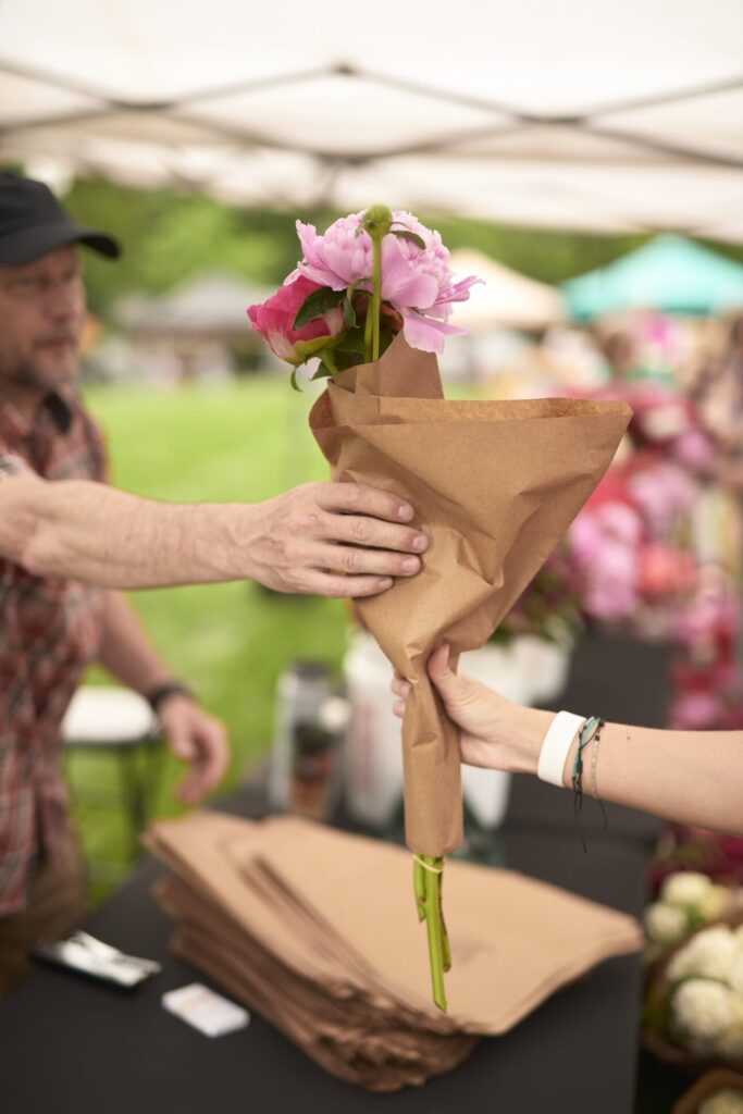 Peony Flowers at the Indiana Peony Festival