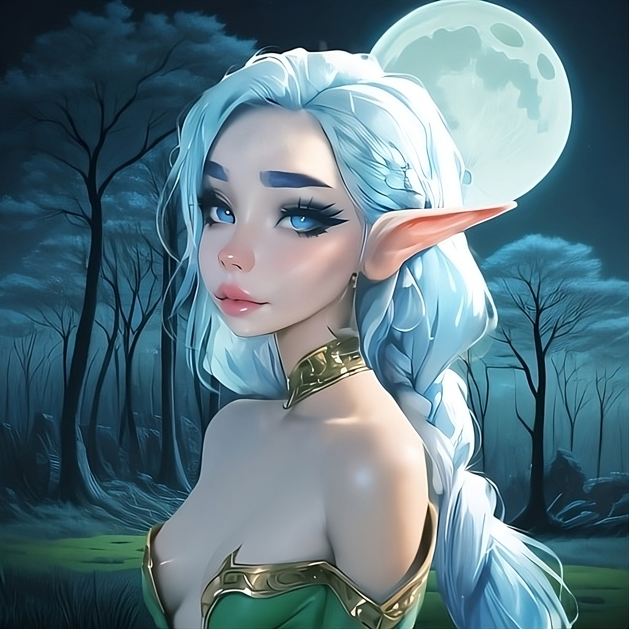 elven girl from nft collection celestials