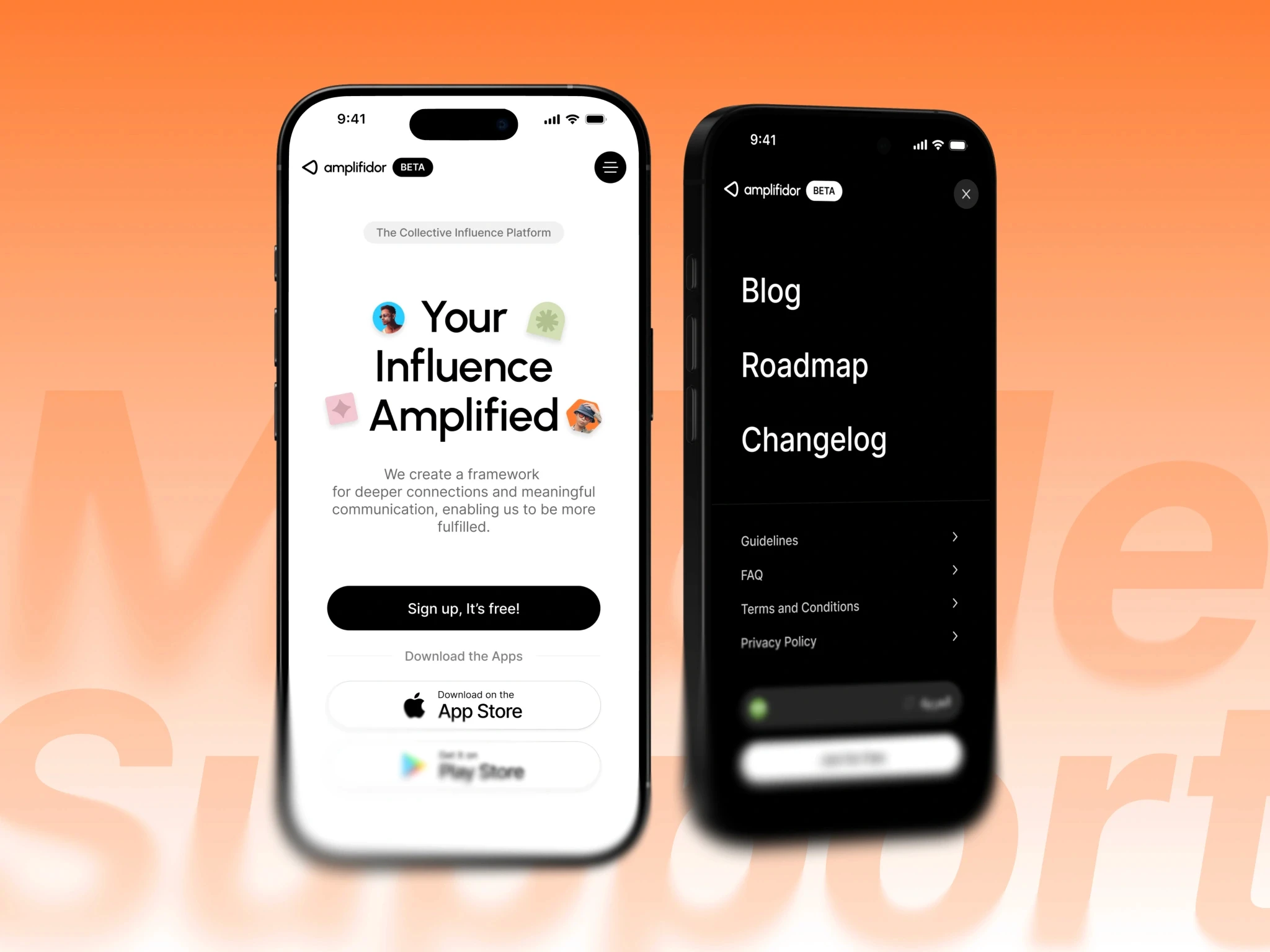 Amplifidor Website — Mobile Support visual 9
