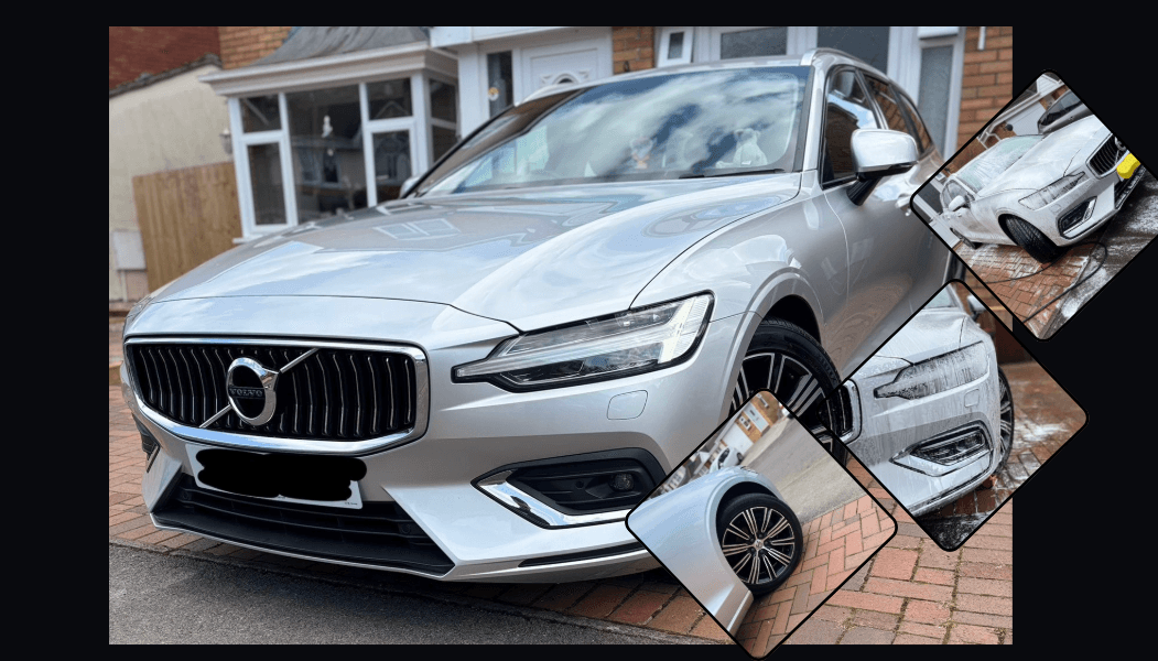 Rear view of a sleek sportscar, ideal for highlighting car rental style and design