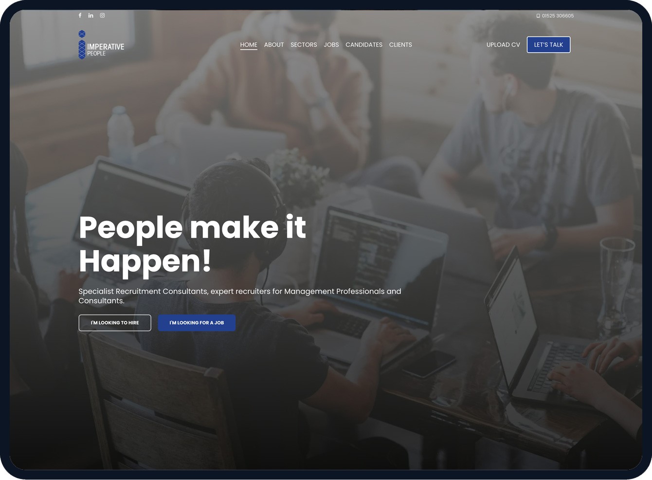 Dove & Hawke website