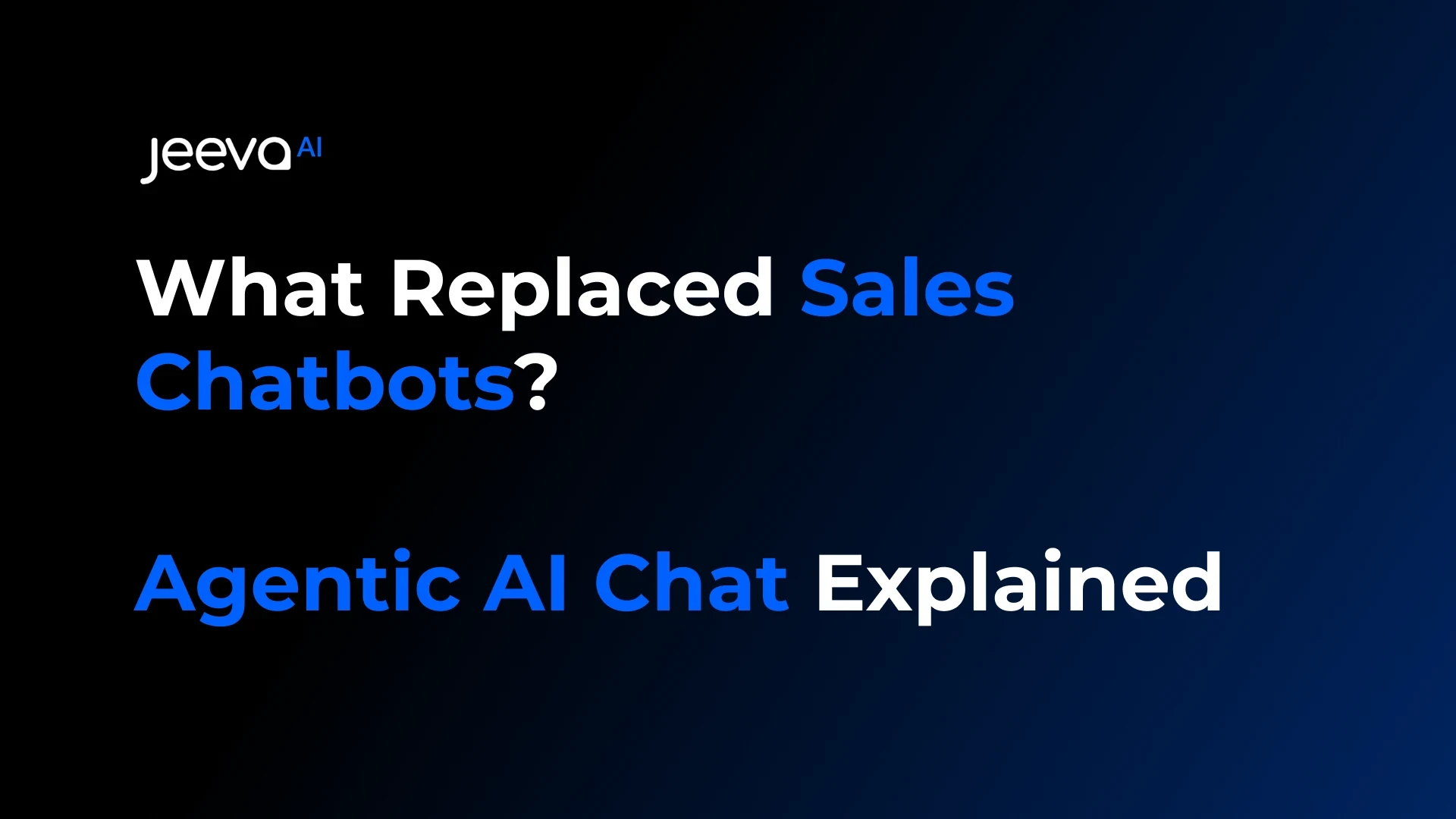 Agentic AI Chat Beats Sales Chatbots