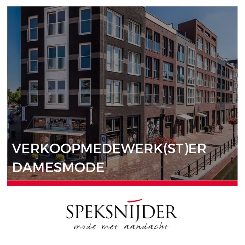 Vacature-advertentie van Speksnijder