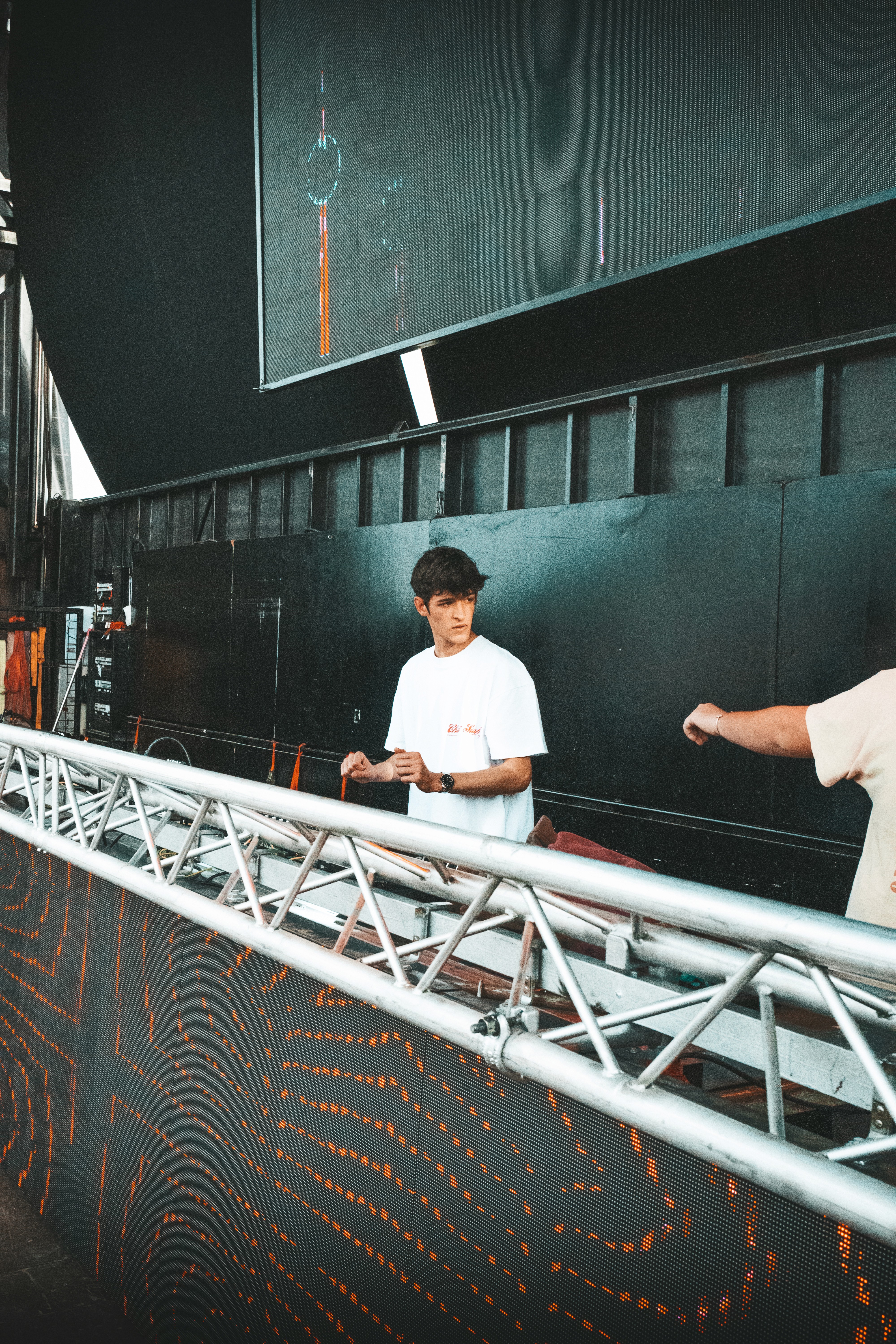 a woman wearing a hat