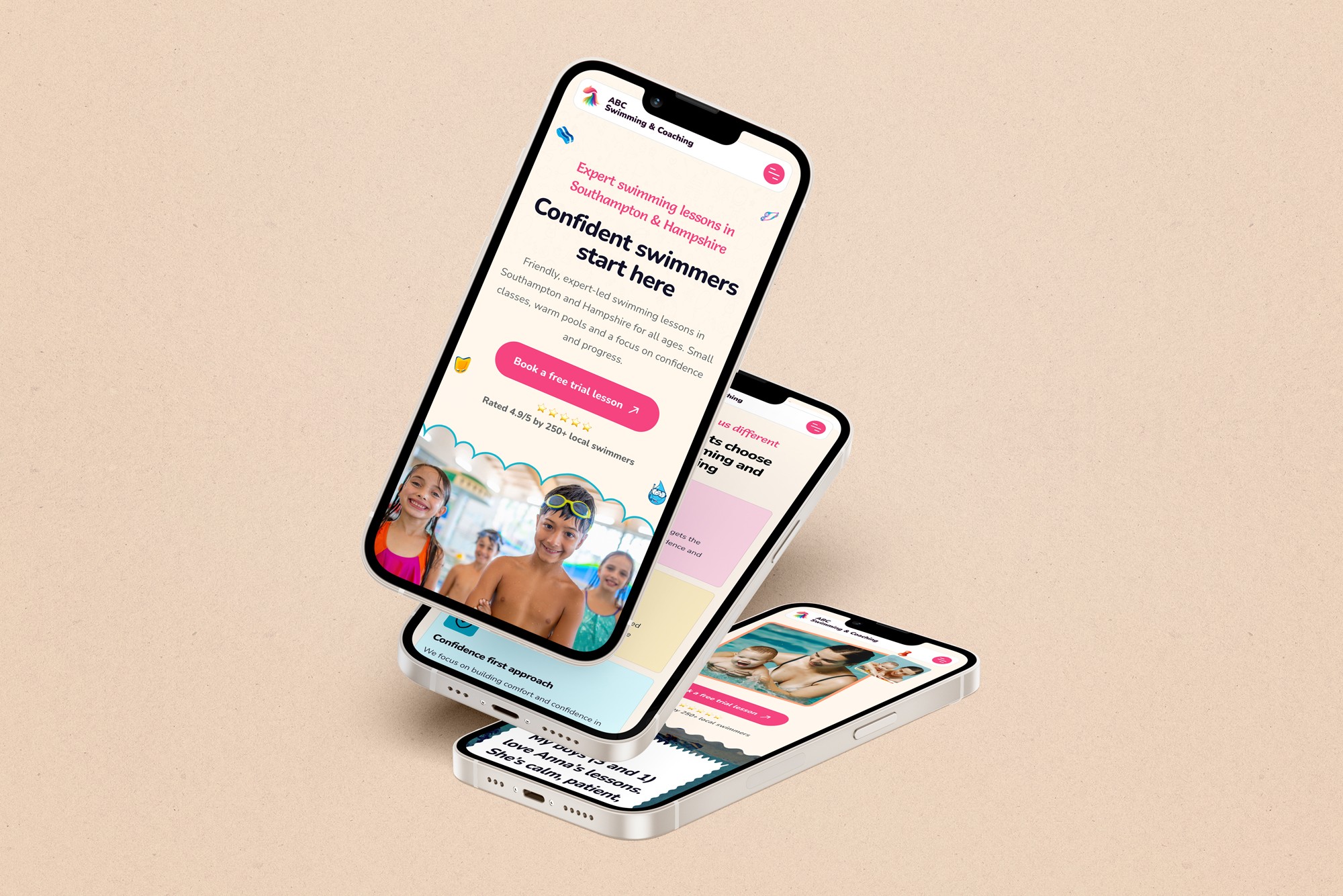 HIGH CONVERTING WEBSITE REDESIGN CASE STUDY FOR ABC SWIMMING AND COACHING EDUCATION AND LEISURE COMPANY