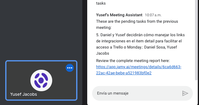 Stay on Top of Recurring Meetings with Jamy.ai's Pending Tasks Feature