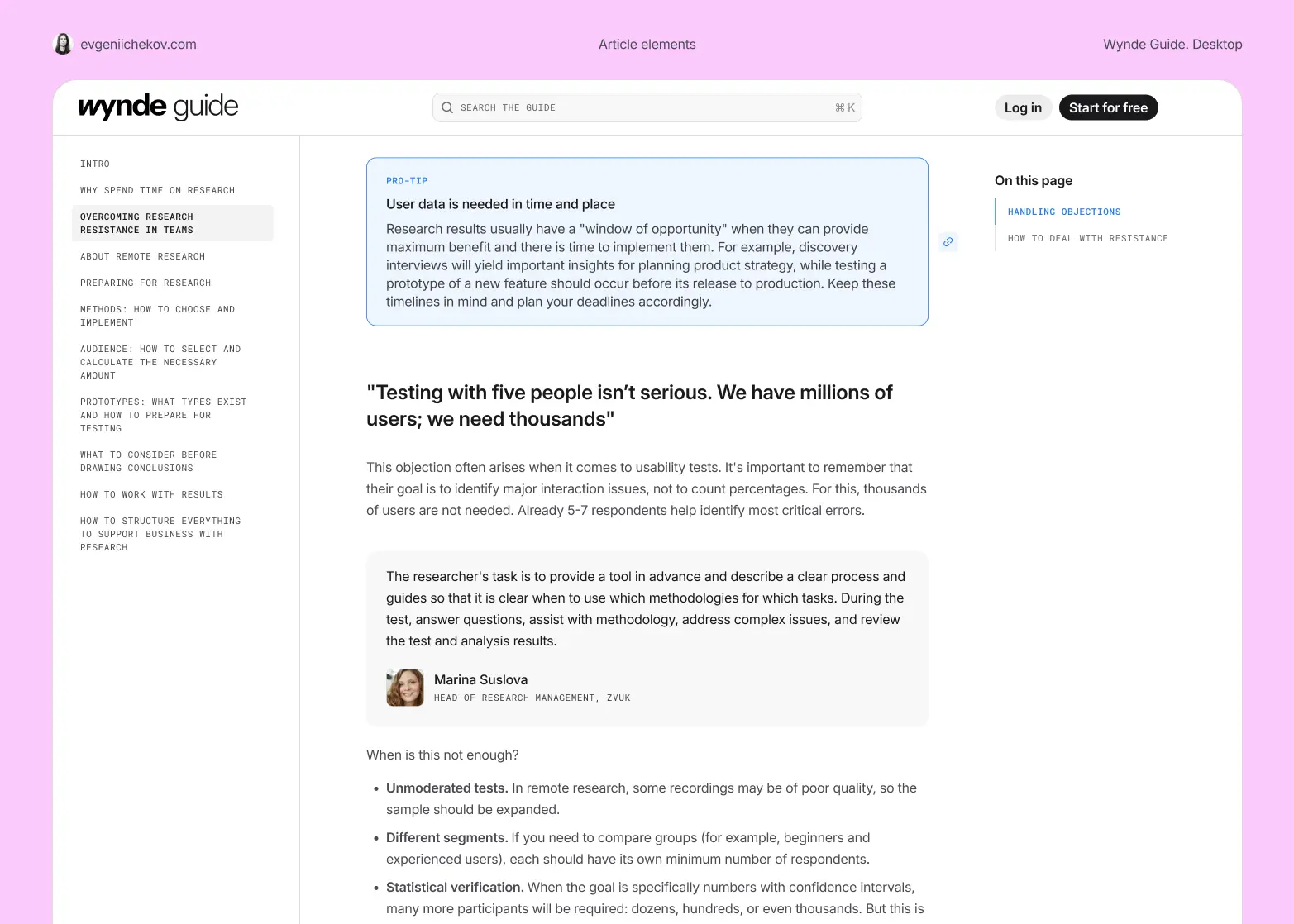 Annotated layout grid of the site footer showing column widths and alignment notes for design handoff