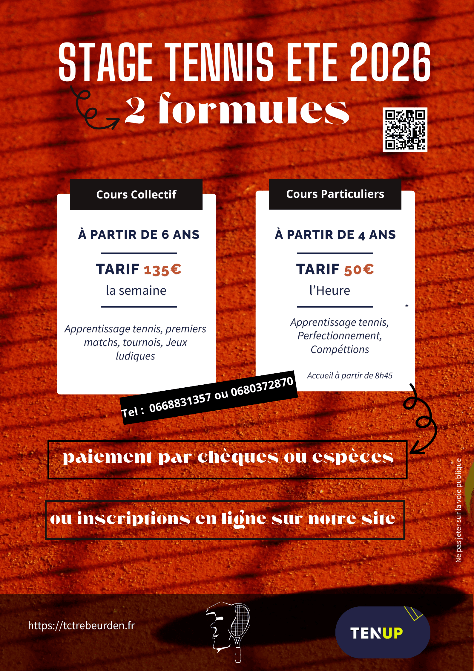 Stages tennis Trébeurden