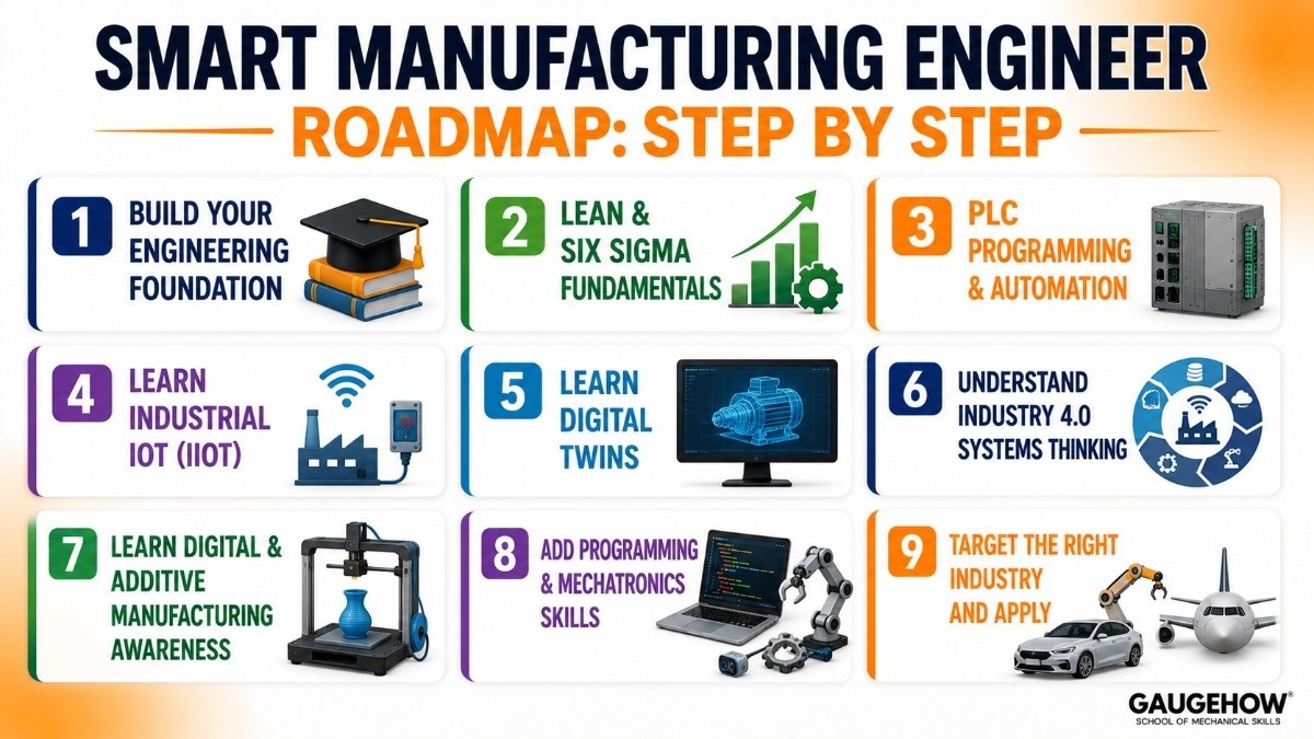 Smart Manufacturing Engineer Roadmap: Step by Step